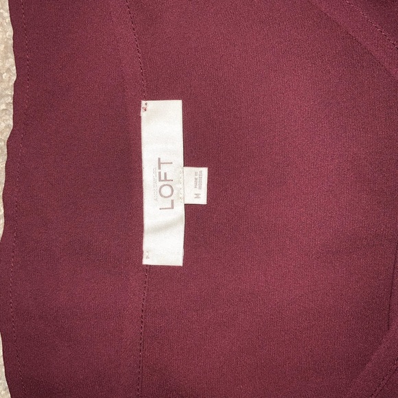 NWOT LOFT long sleeves blouse - Picture 5 of 5